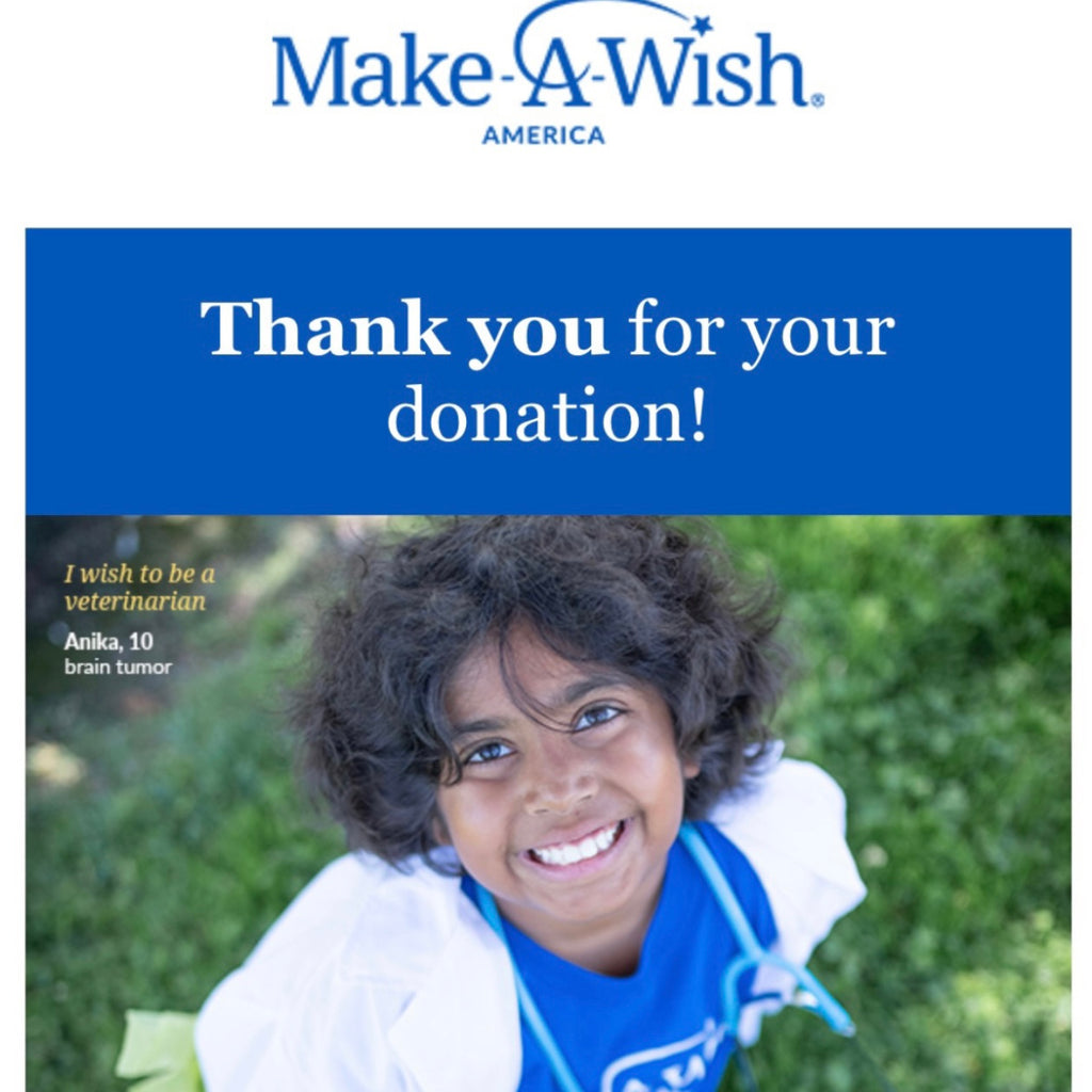 Why We Donate To Make-A-Wish Foundation